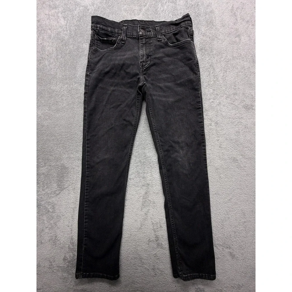 Levis 511 Jeans Mens 30x30‎ Black Slim Taper Stretch Denim Pants Mid Rise Casual